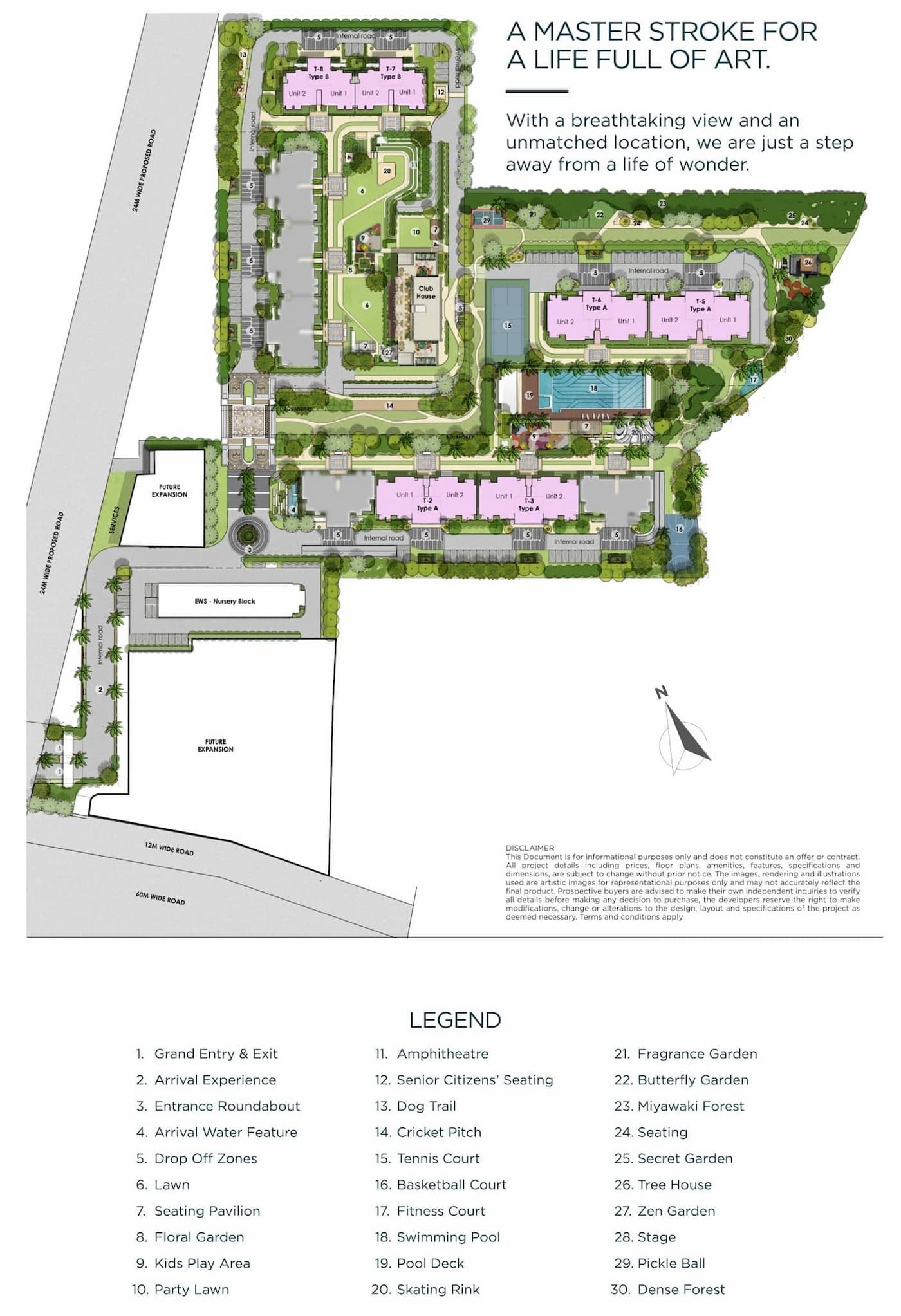 Master plan of ATS Sanctuary 105 in Sector 105 Gurugram (Dwarka Expressway)